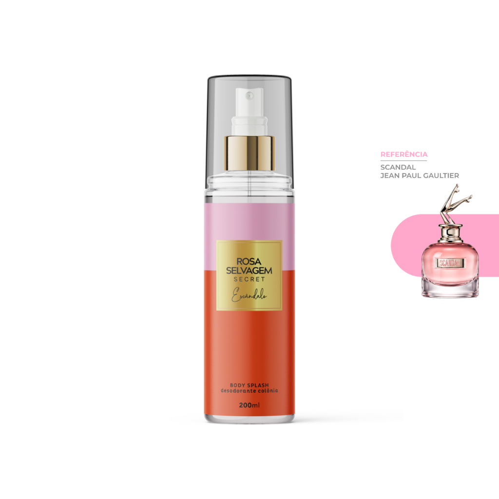 Body Splash Secret - Escândalo 200ml