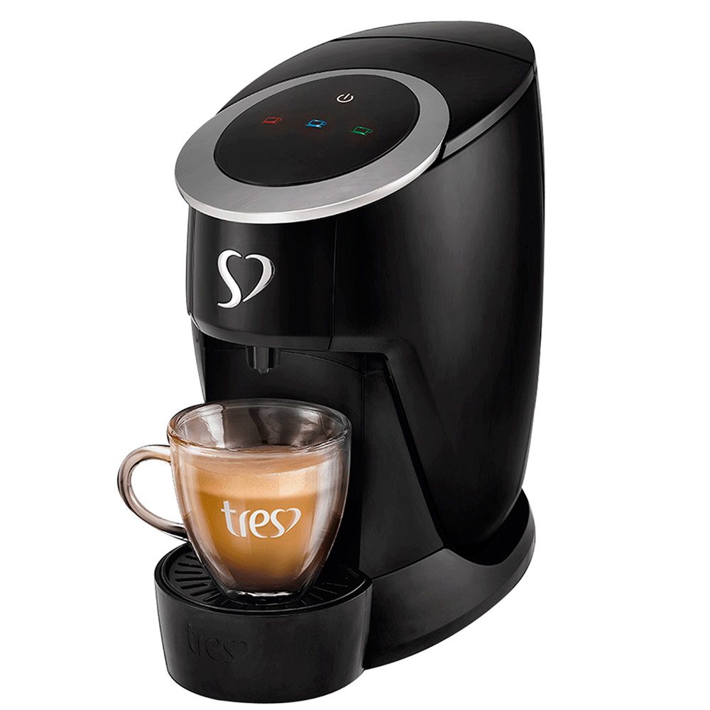 Cafeteira Espresso Touch Preta Automática - TRES 3 Corações