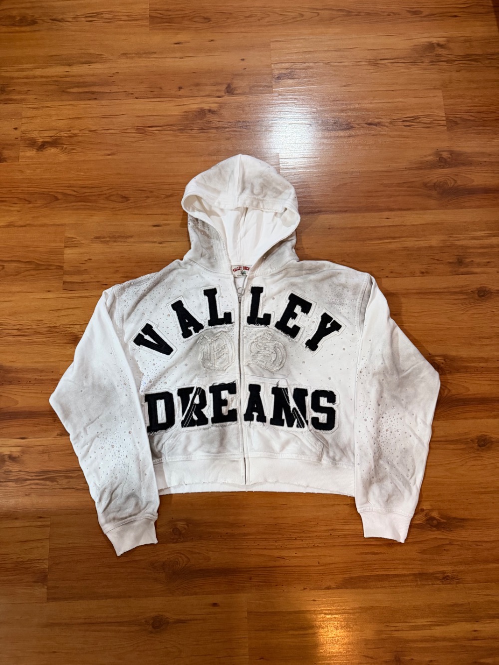 Moletom Vale Lives Forever Sports Division Classic Zip Up White — G, Novo