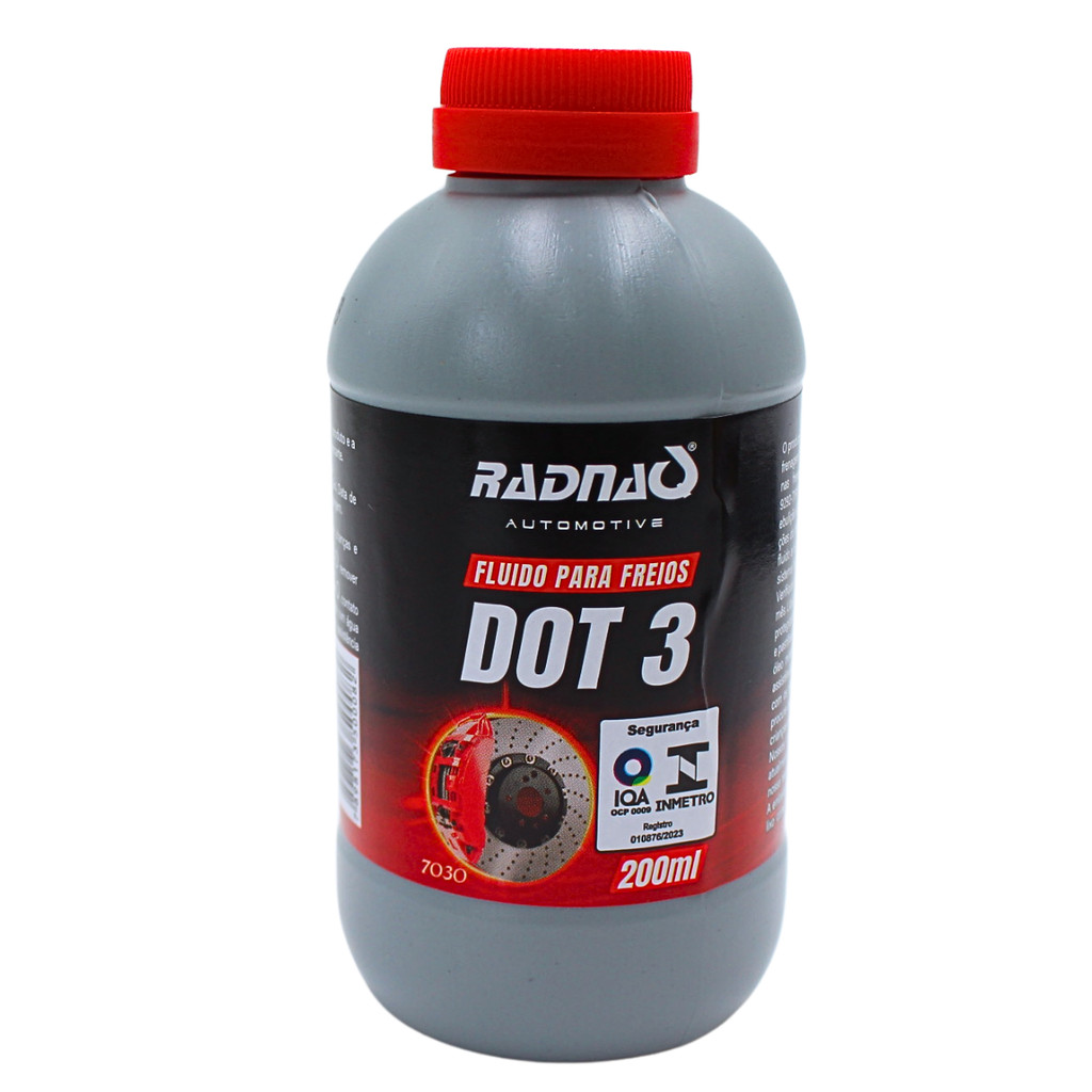 Fluido Oleo De Freio Dot 3 Dot3 Radnaq 200ml