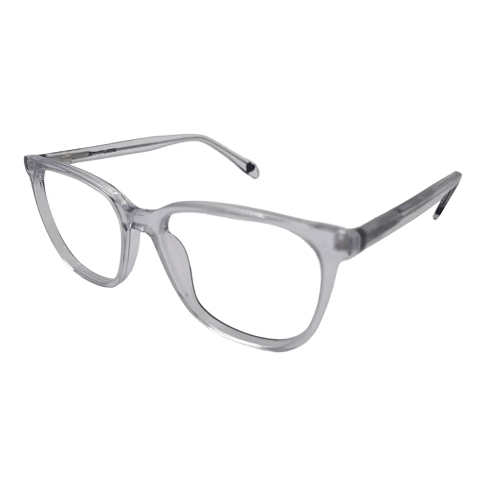 Armação de Óculos de Grau Atitude AT7189 Feminino Quadrado Acetato Transparente