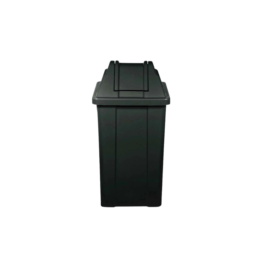 Lixeira Quadrada Com Tampa Basculante 100 Litros Jsn