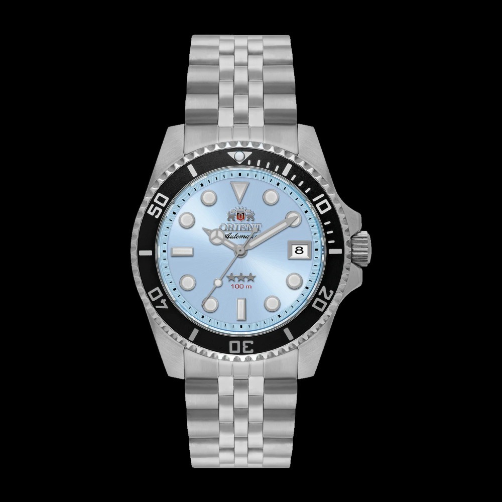 Relógio Orient Submariner 39 Light Blue 39 mm — Único, Novo