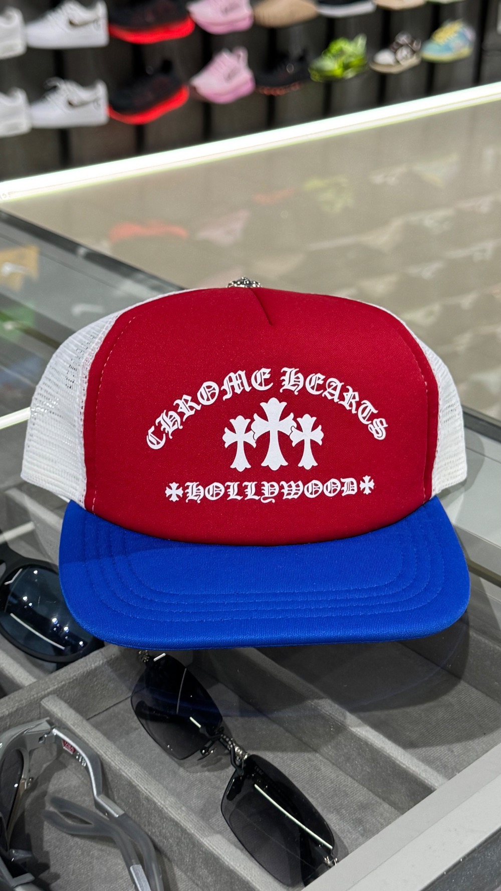 Boné Chrome Hearts 4th July 2026 Exclusive Trucker Red — Único, Novo