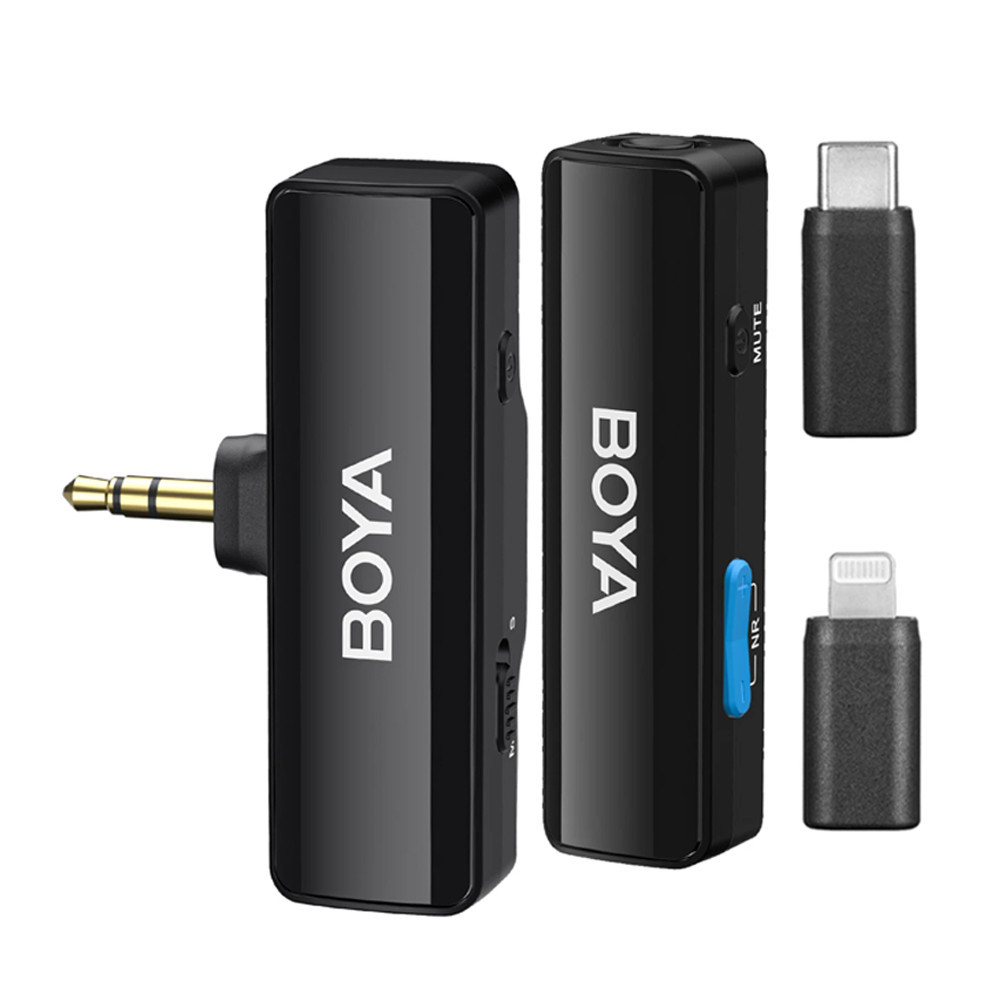 Microfone Lapela Boya Boyalink A1 para Android/Ios 3.5mm Preto