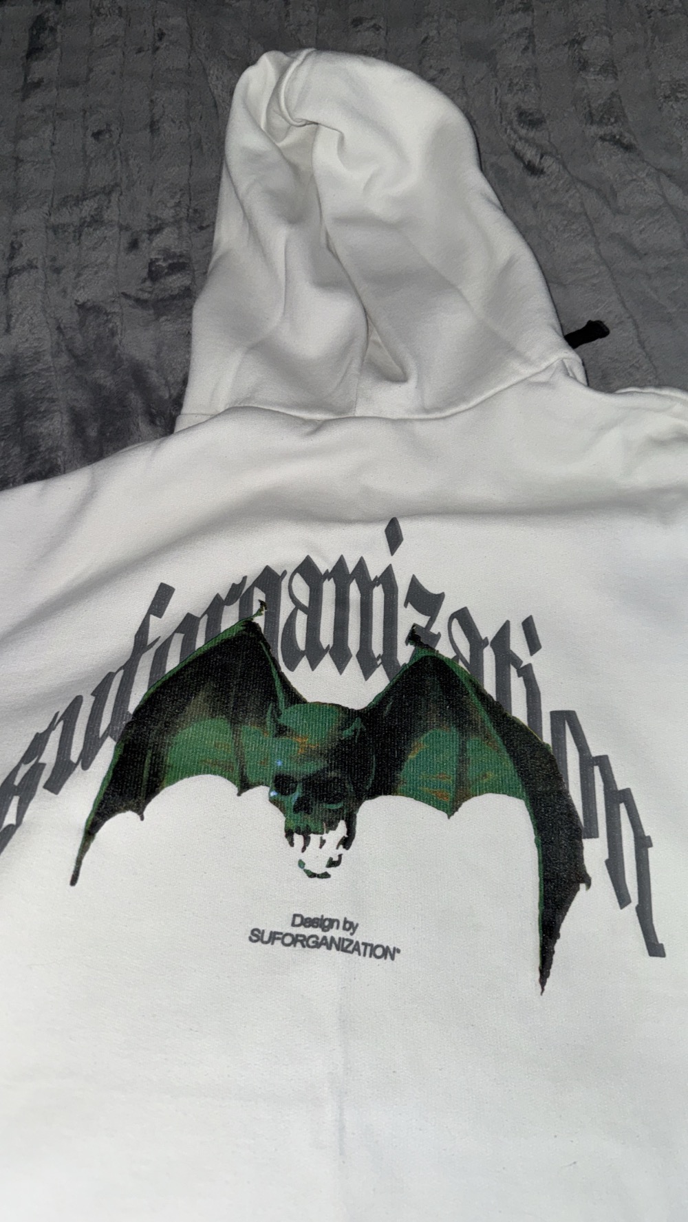 Moletom Sufgang Skull Of Darkness White — G, Usado