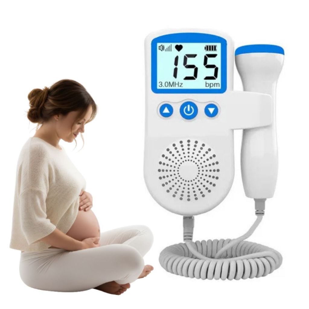 Monitor Fetal Doppler Ouça os Batimentos do Bebê em Casa