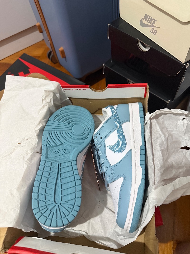 Foto 2 de Nike Dunk Low Blue Paisley — 37, Novo