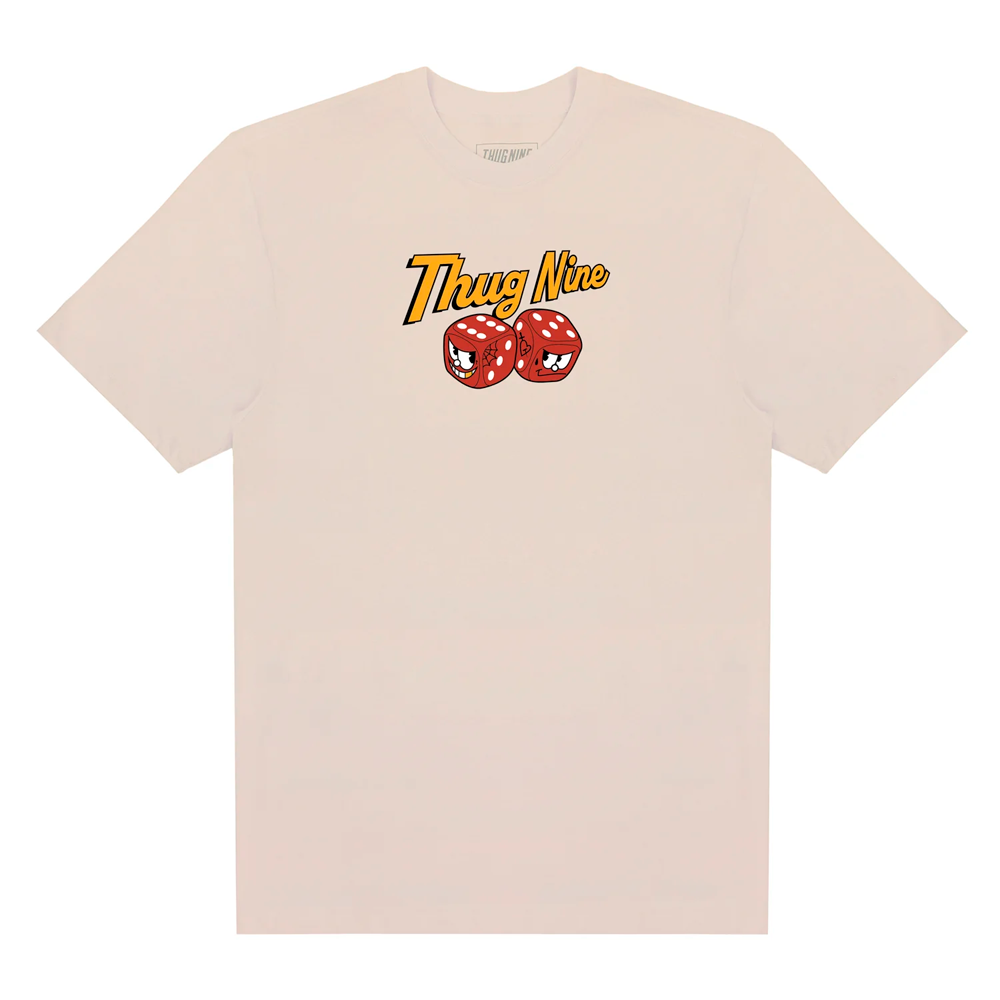 Camiseta Thug Nine OG Dices Beige — G, Novo