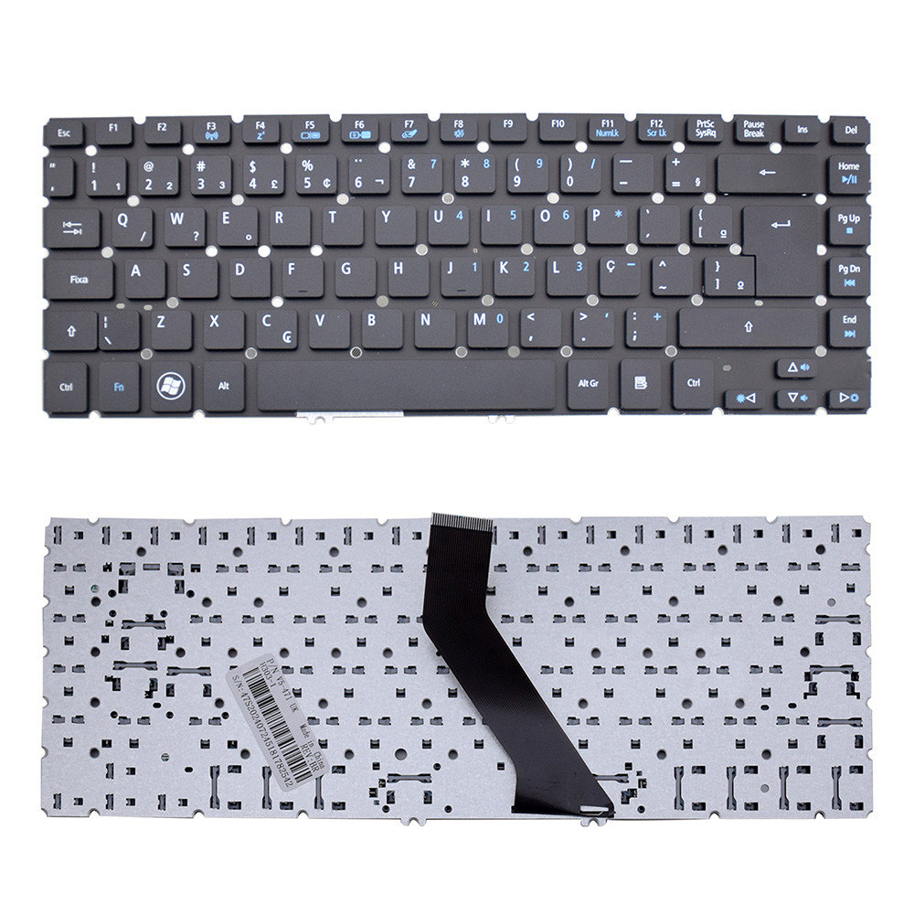 Teclado para Notebook compatível com Acer Aspire V5-472-6_BR826 ABNT2