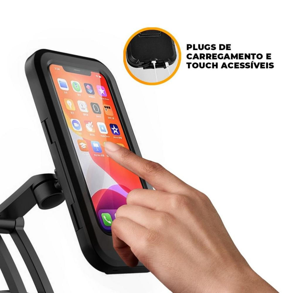 Foto 2 de Suporte de moto e bike Dual Tech - à prova d'água e com rotação 360º - Gshield