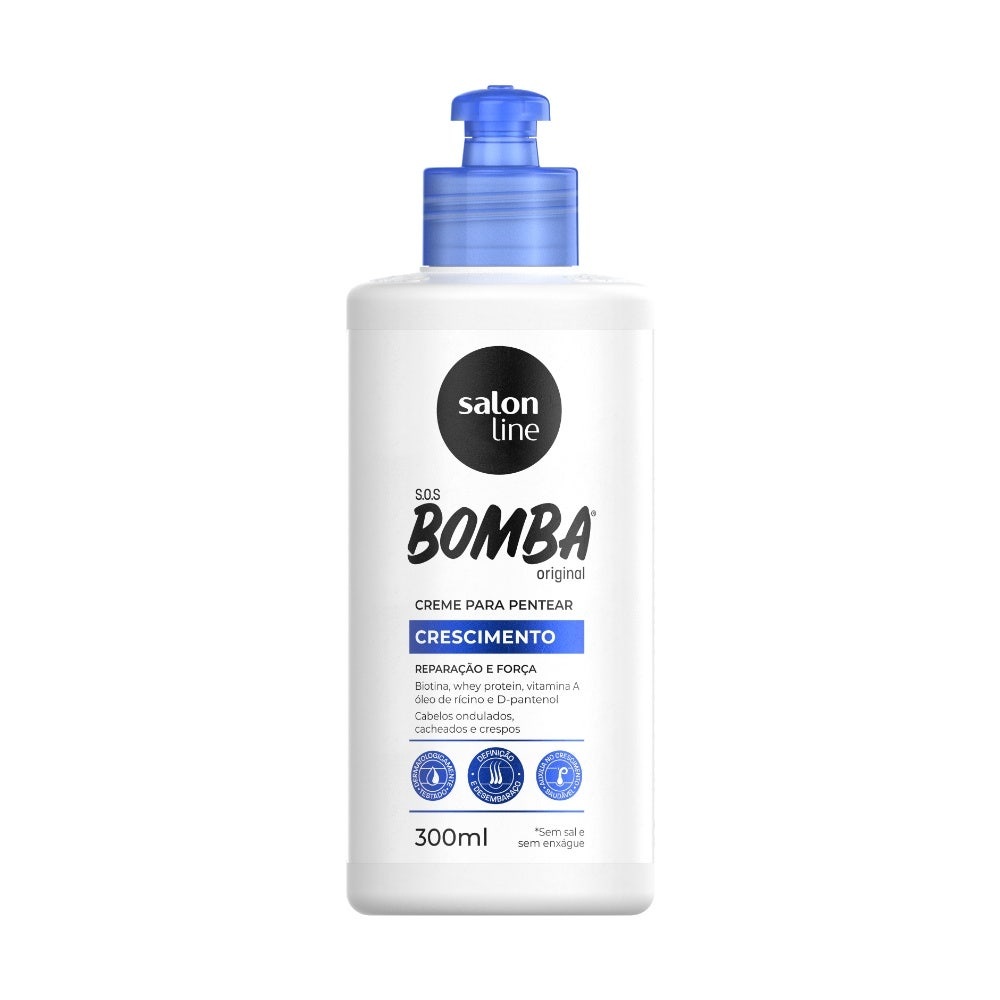 Creme Para Pentear Salon Line Sos Bomba 300Ml