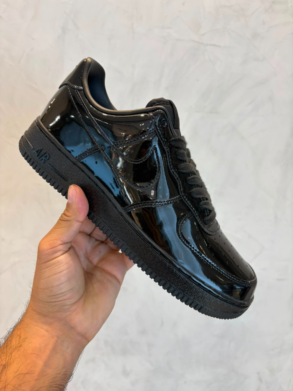Nike Air Force 1 Low '07 Premium Black Patent — 39, Novo