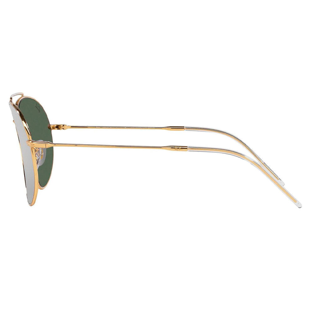 Foto 3 de Óculos de Sol Unissex Ray-Ban Aviador RBR0101S 001 Cor Dourado