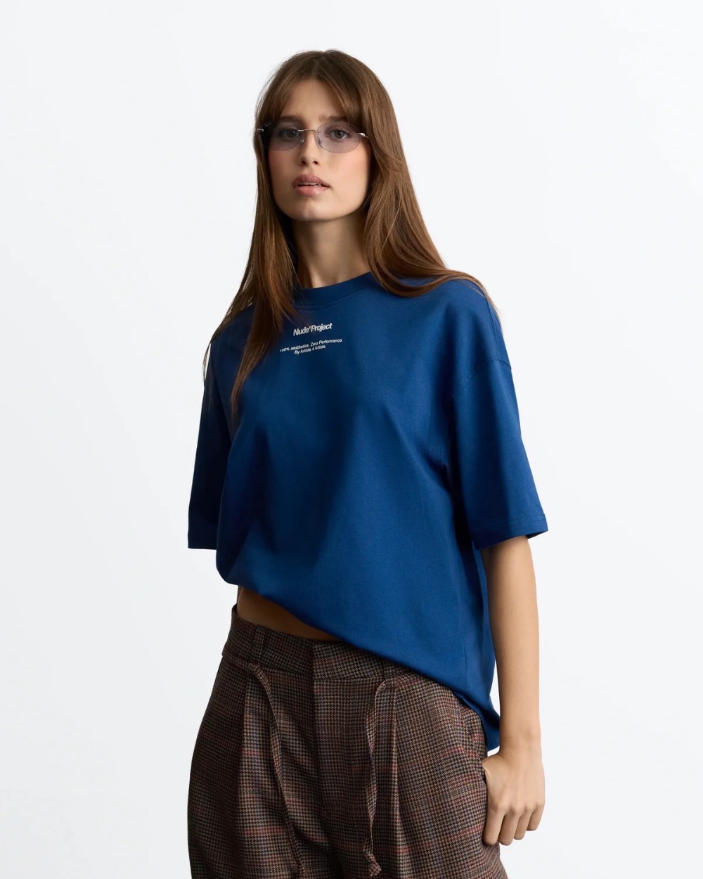 Camiseta Nude Project Leisure Tour Navy — PP / P / M / G / XG / XXG, Novo