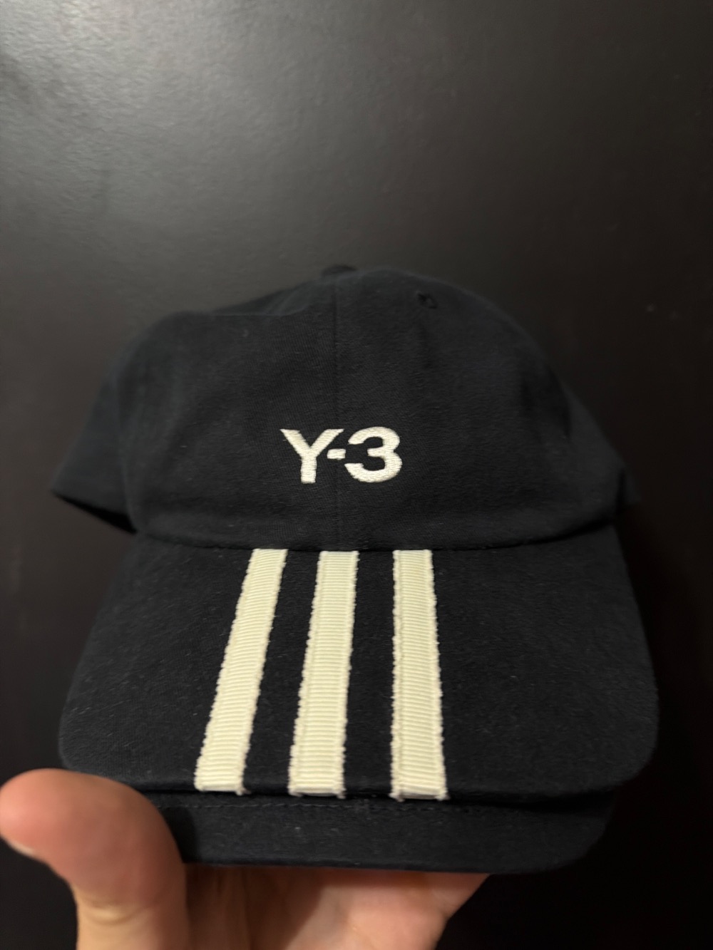 Y-3 x adidas Boné Stripes Black — Único, Usado