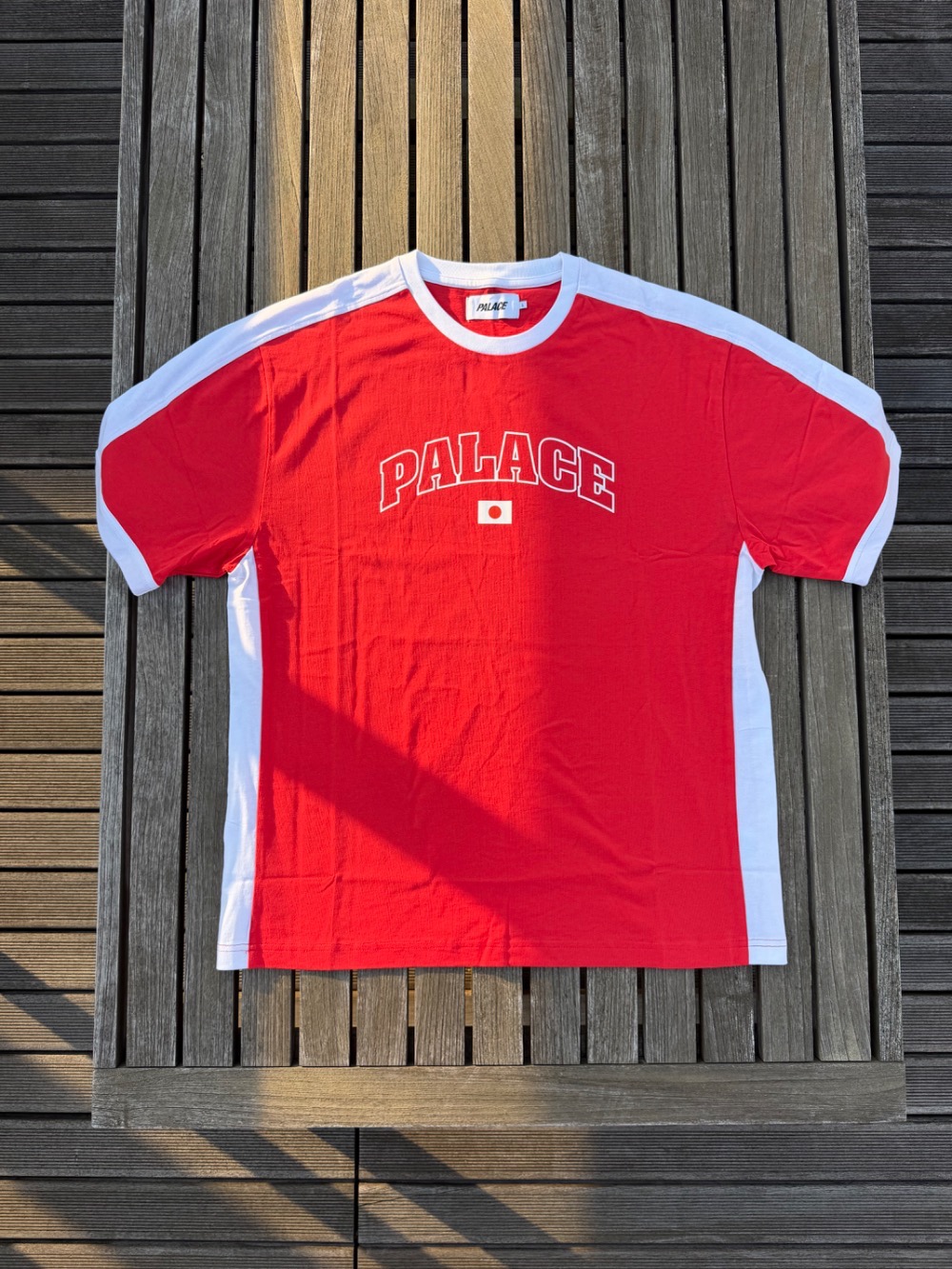Camiseta Palace Flag Truest Red — G, Novo