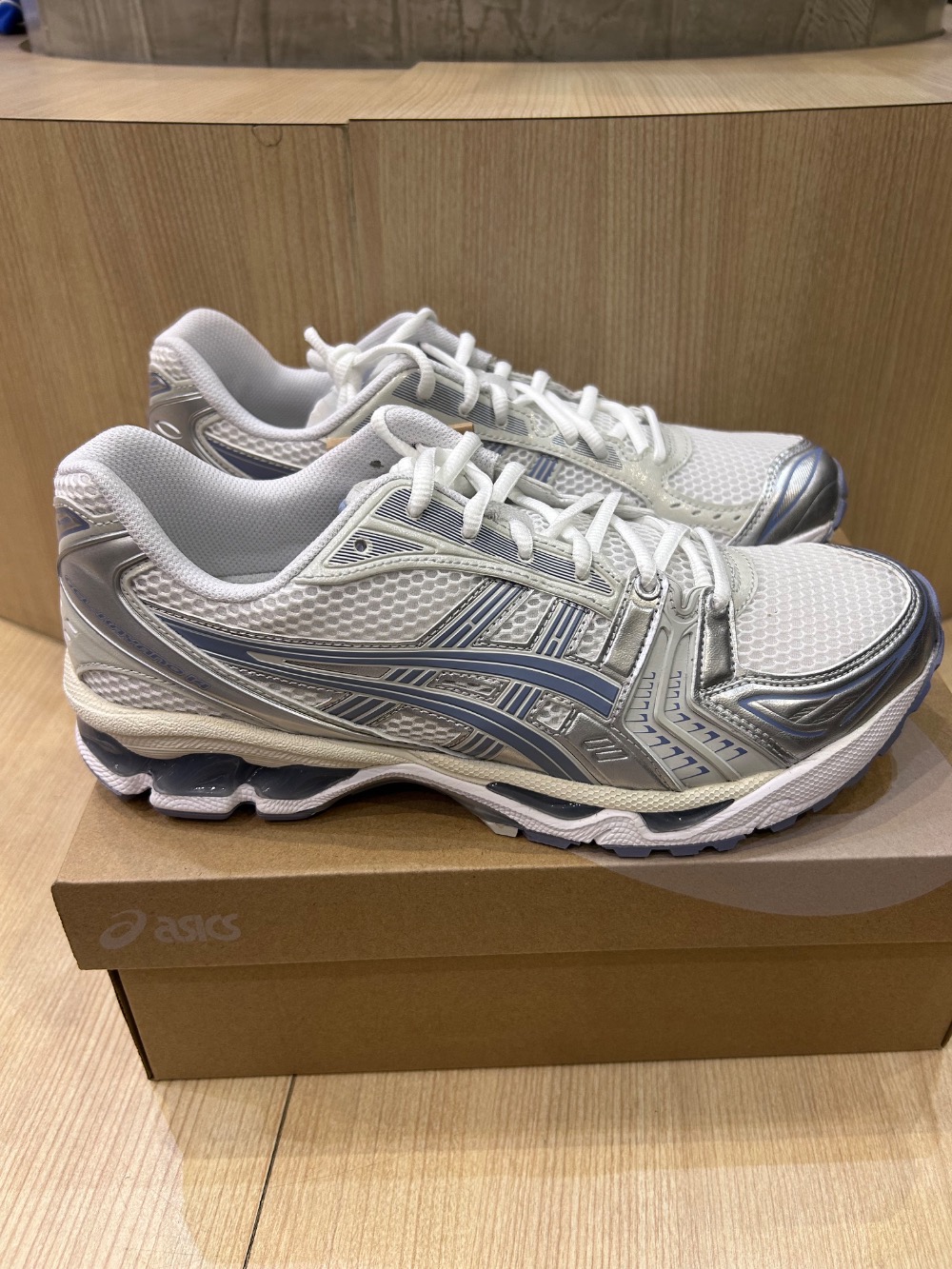 Asics Gel-Kayano 14 White Light Navy — 40, Novo