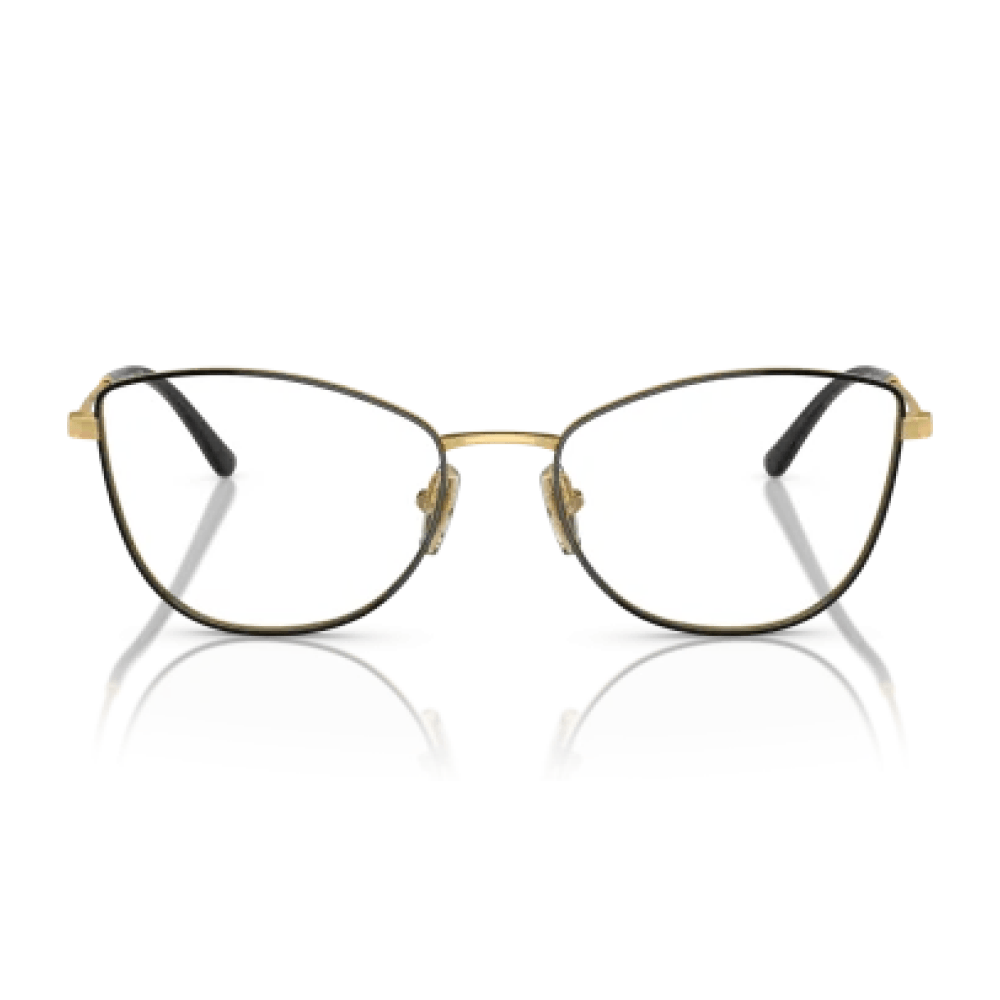 Armação para Óculos de Grau Feminina Vogue Eyewear VO4273L 352 Preto e Dourado