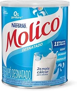Leite Em Pó Desnatado Molico Total Cálcio, 280g