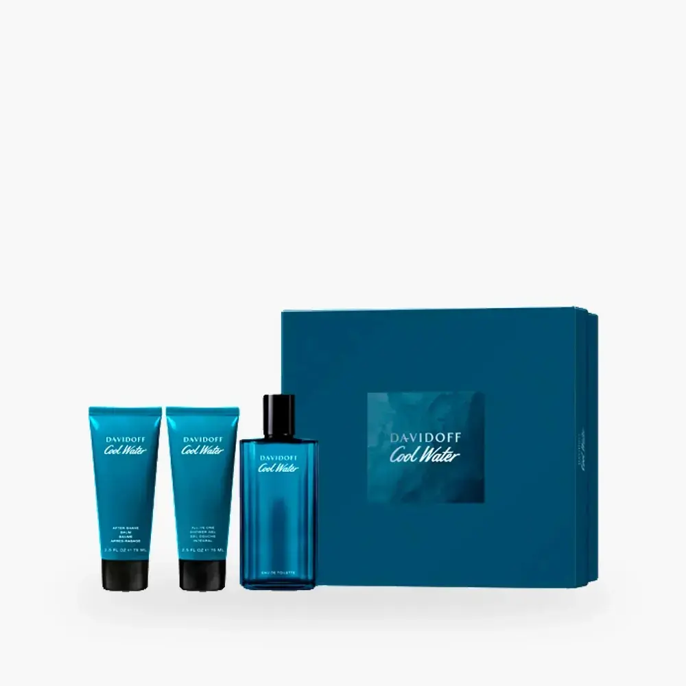 Kit Cool Water — 125 ML x 75 ML x 75 ML