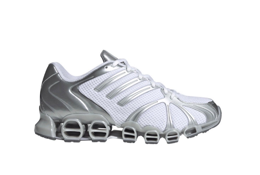 adidas Mega Ghostride Cloud White Silver Metallic Matte Silver — 38, Novo