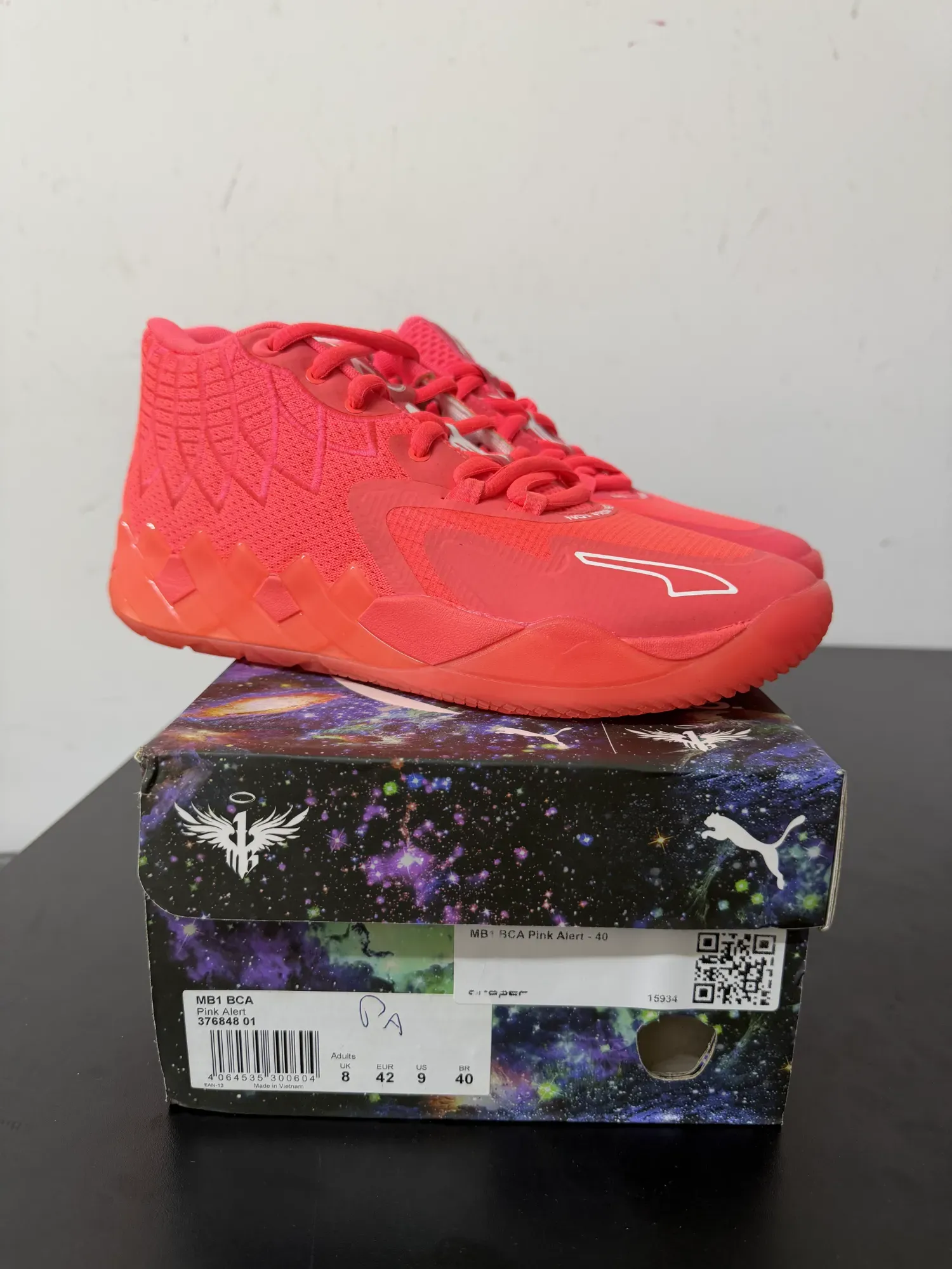 LaMelo Ball x Susan G. Komen x Puma MB.01 BCA Pink Alert — 40 / 43 / 44, Novo
