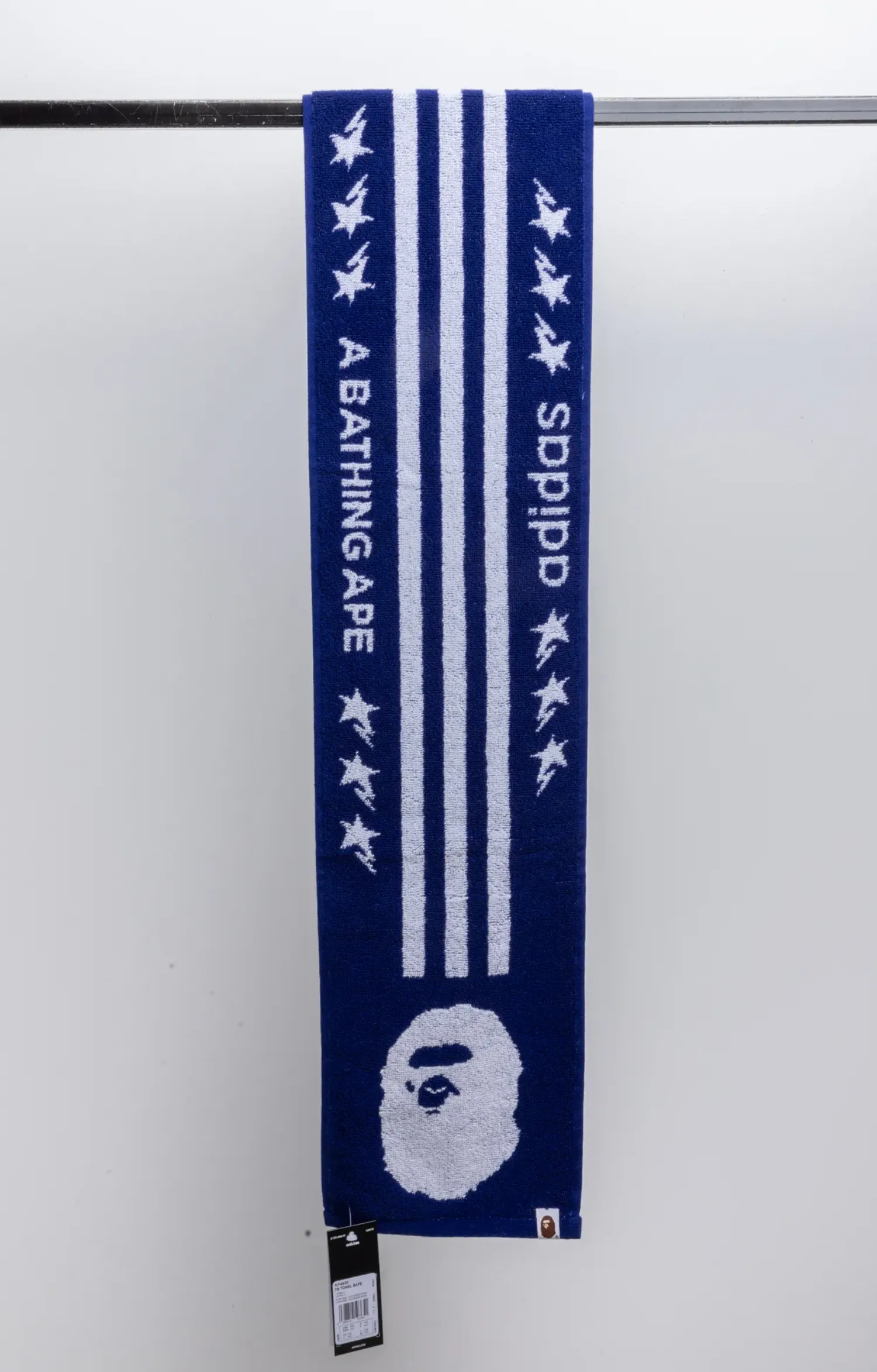 BAPE x adidas Toalha FB Japan Blue — Único, Novo