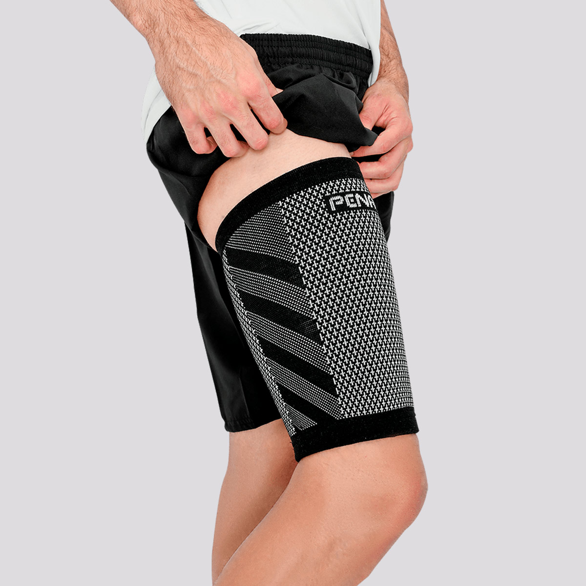 Coxal Penalty Elastic Knit XXIII Preto