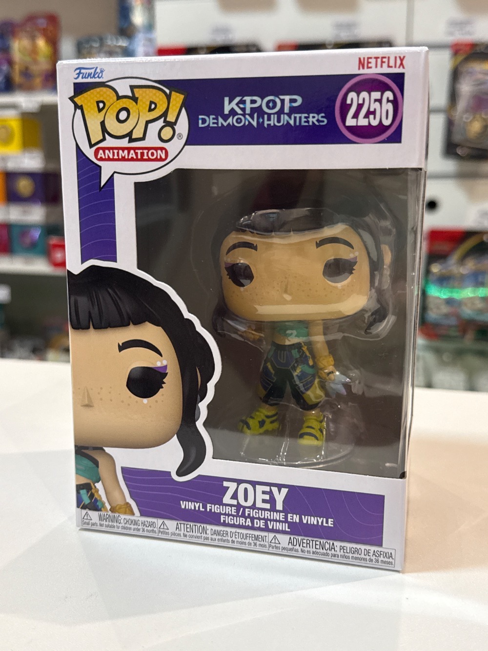 Funko Pop! Animation K-Pop Demon Hunters Zoey #2256 — POP, Novo