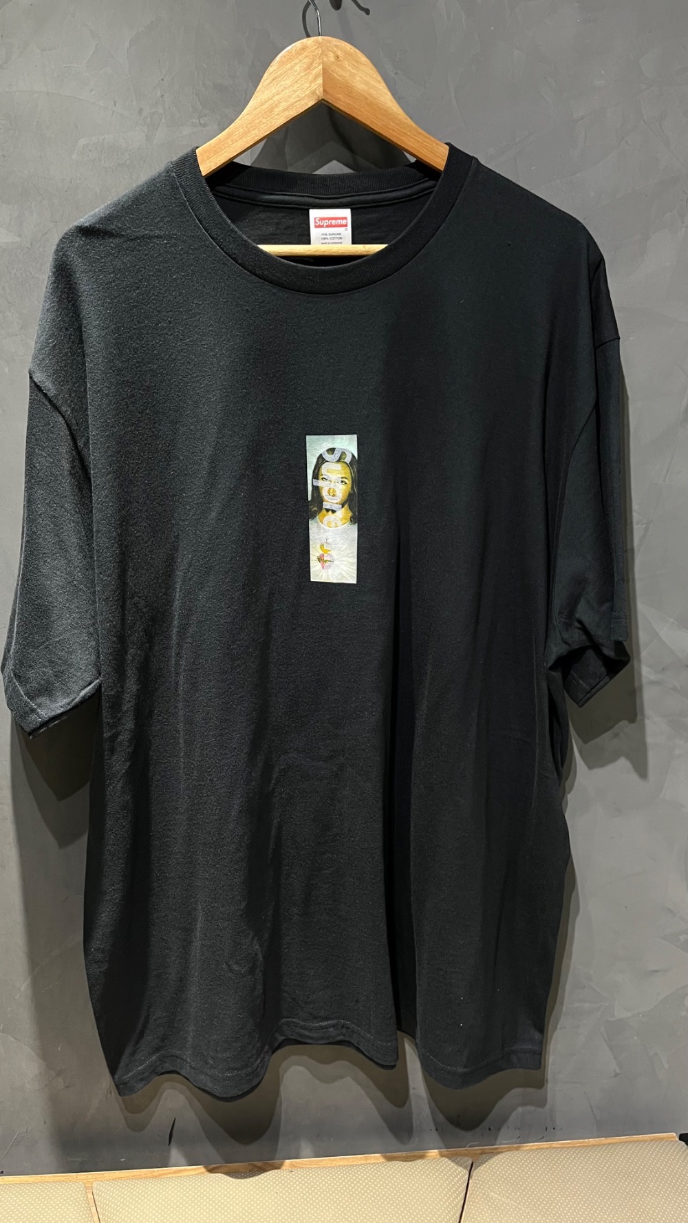 Camiseta Supreme Prayer Card Box Logo Black FW26-W1 — P / G / XG / XXG, Novo