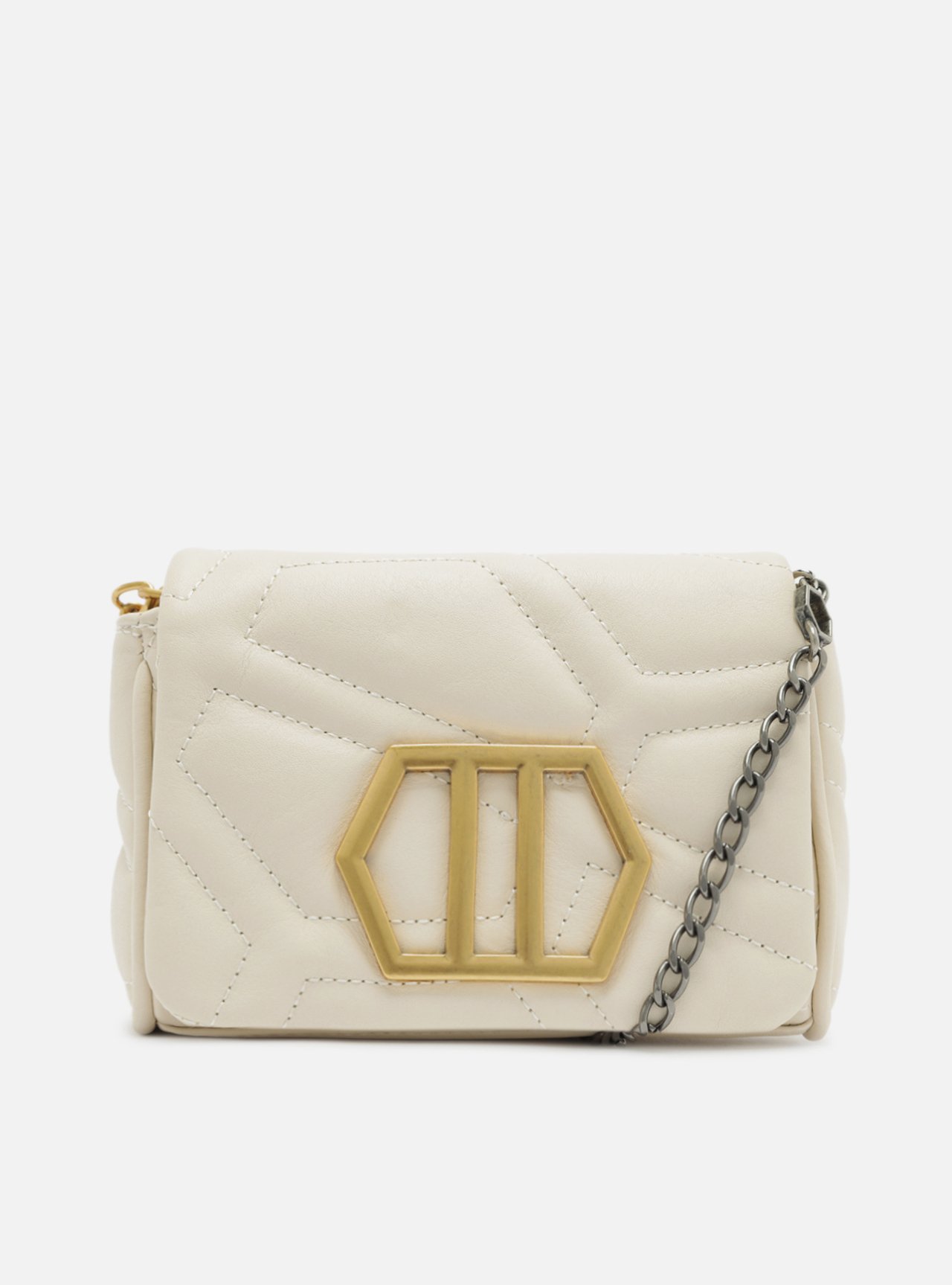 Bolsa Tiracolo Branca Couro Emma Pequena