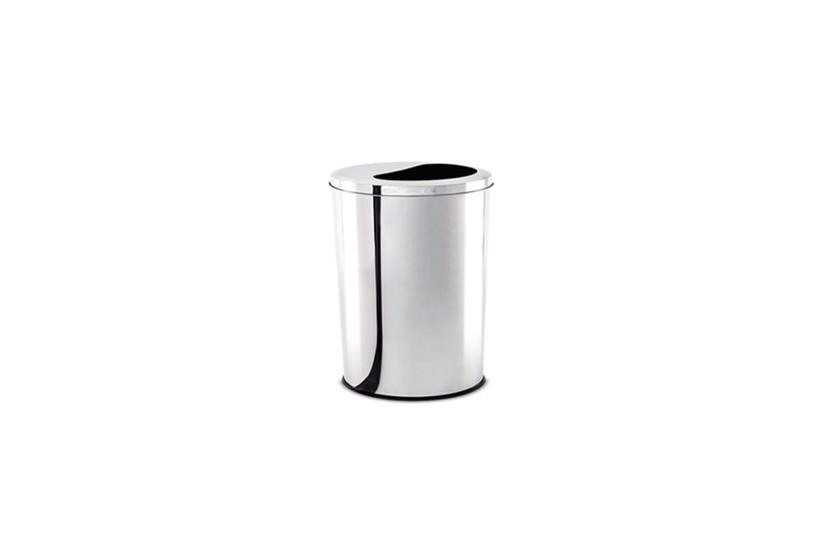 Lixeira 1/2 Lua Brinox Decorline 8 Litros Ø 20 x 30 cm Aço Inoxidável Colorido