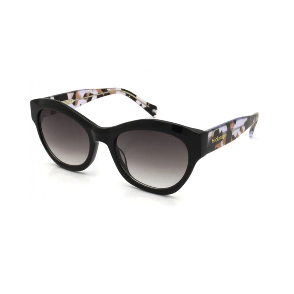 Óculos de Sol Feminino Hickmann HI90004 Oval Preto Mesclado