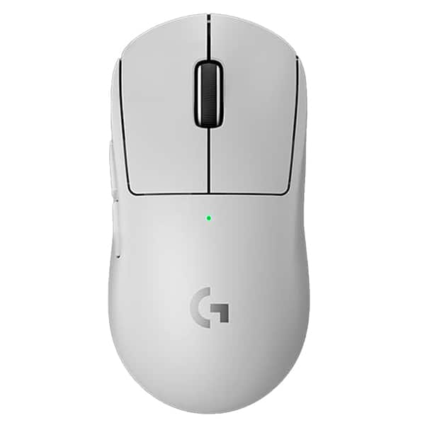 Mouse Gamer Sem Fio Logitech G PRO X SUPERLIGHT LIGHTSPEED, 5 Botões Programáveis, Sensor HERO 2, Branco, 910-007537, Logitech G - CX 1 UN