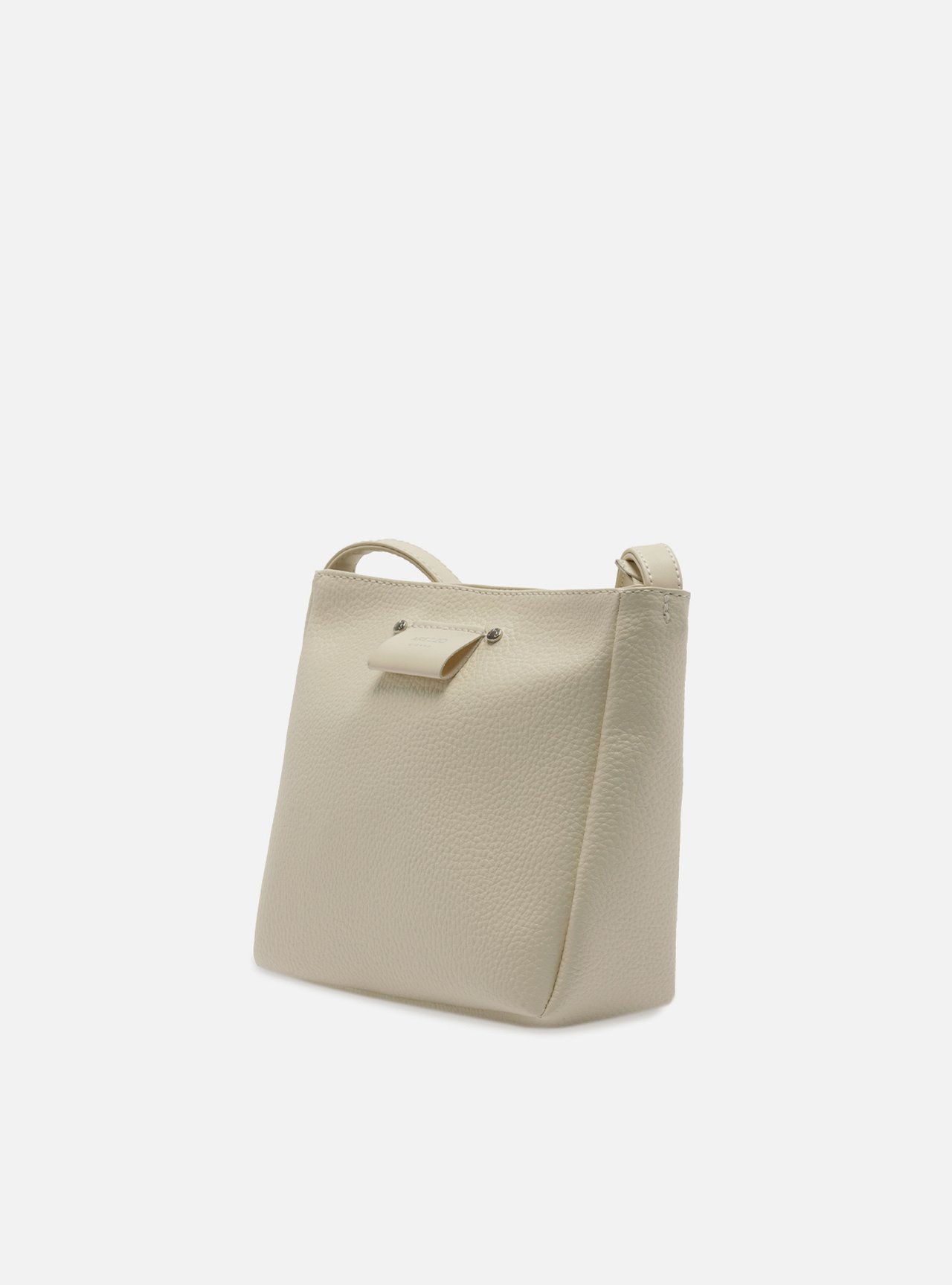 Foto 2 de Bolsa Tiracolo Branca Pequena Metais