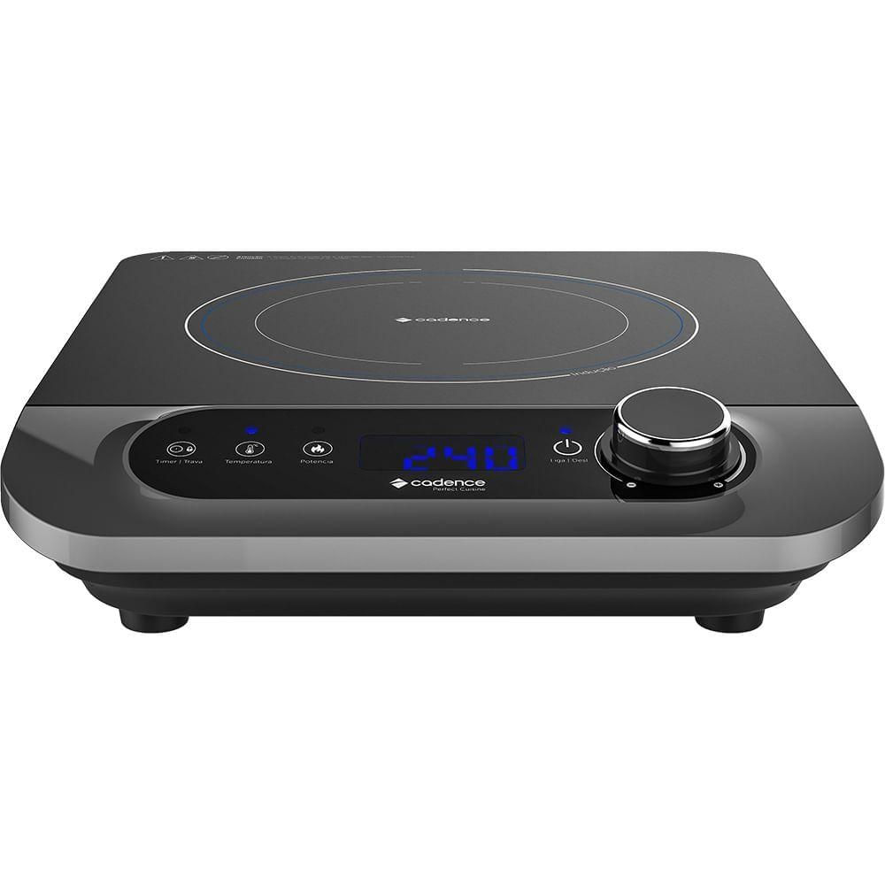 Foto 5 de Cooktop de Indução Elétrico Cadence Perfect Cuisine em Vidro Temperado com Timer 110V
