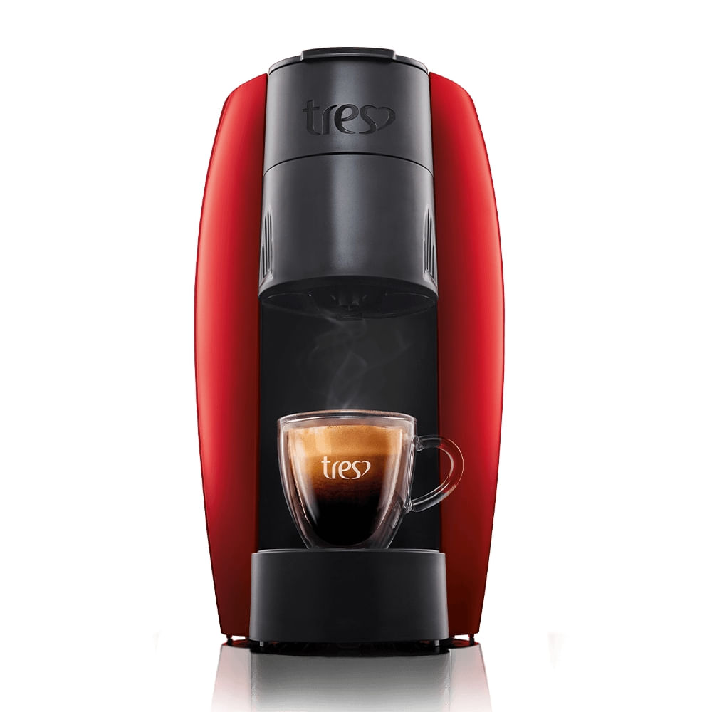 Foto 5 de Cafeteira Espresso LOV Vermelha Automática - TRES 3 Corações 110
