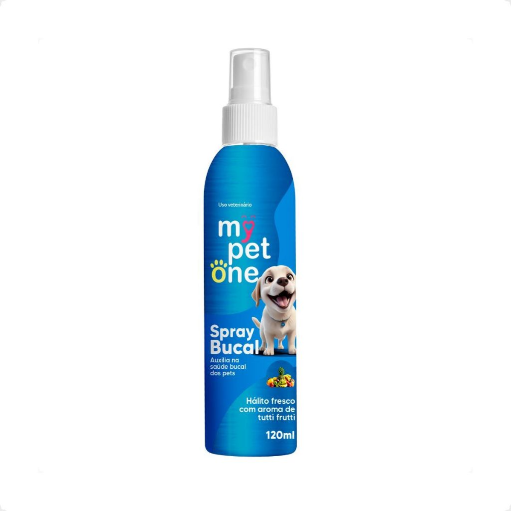 Spray Bucal Tutti Frutti para Cães e Gatos Mypetone - 120mL