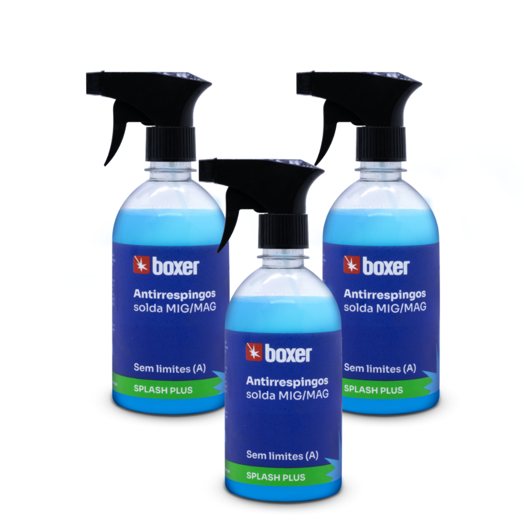 kit 3 Antirrespingo Solda Profissional Boxer Splash Plus 500m