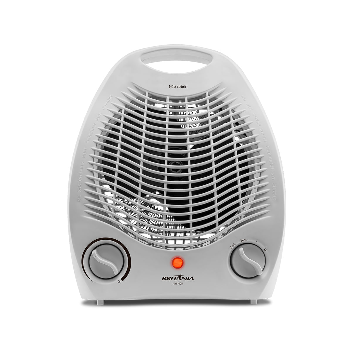 Aquecedor Britânia com 3 Níveis de Potência 1500W AB1100N 220
