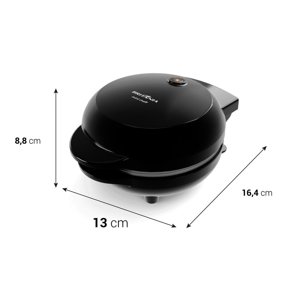 Foto 5 de Mini Grill e Sanduicheira Britânia 550W BGRE03A 220