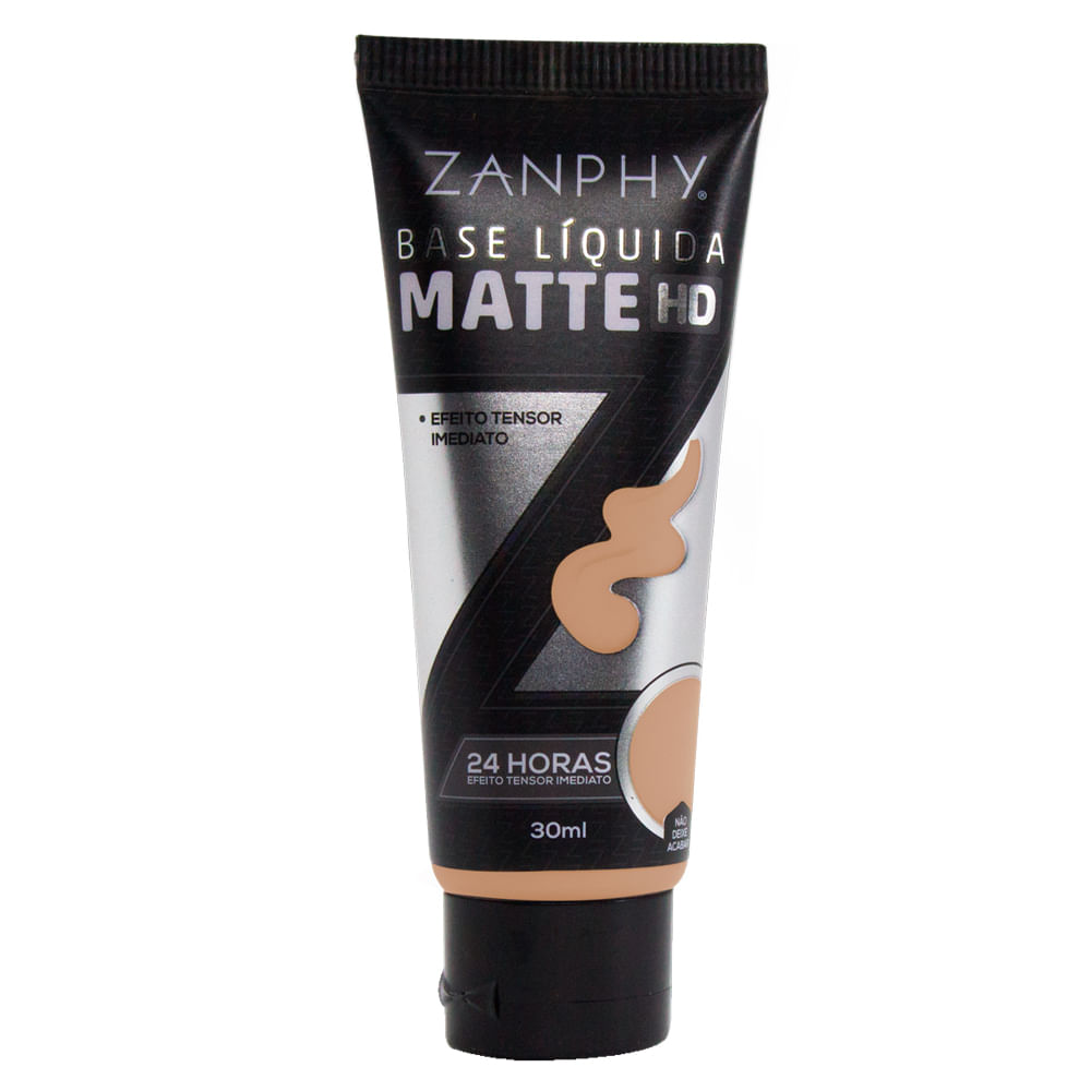 Base Líquida Zanphy - Matte HD — 003 - Bege Natural