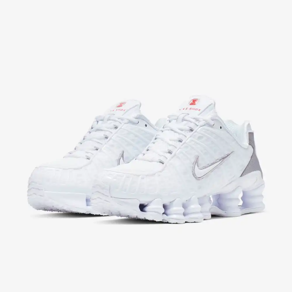 Nike Shox TL White and Max Orange — 36, Novo