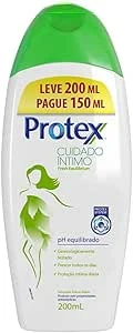 Sabonete Íntimo Líquido Protex Cuidado Íntimo Fresh Equilibrium 200ml Embalagem Promocional Leve 200ml Pague 150ml