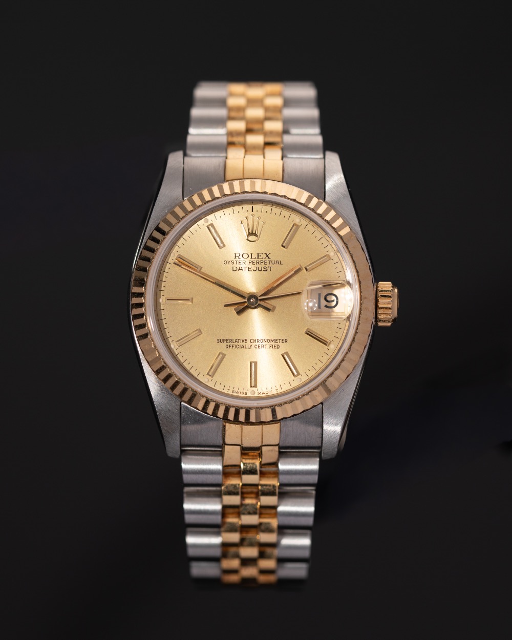 Relógio Rolex Vintage DateJust 35 de Serviço Varig 31mm — Único, Usado
