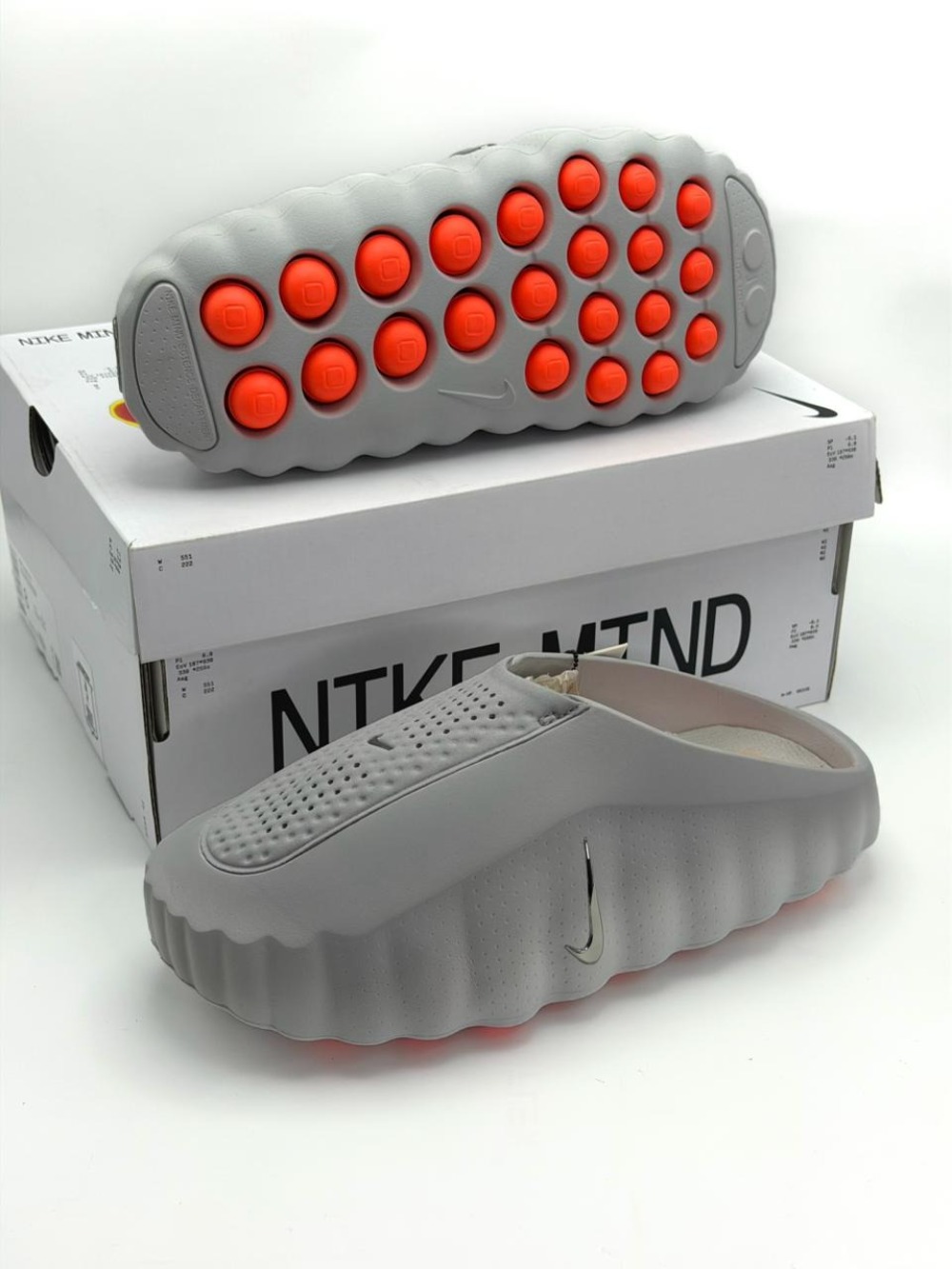 Nike Mind 001 Slide Light Smoke Grey — 38, Novo