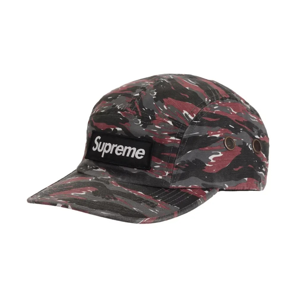 Boné Supreme Military Camp Red Tiger Camo — Único, Novo
