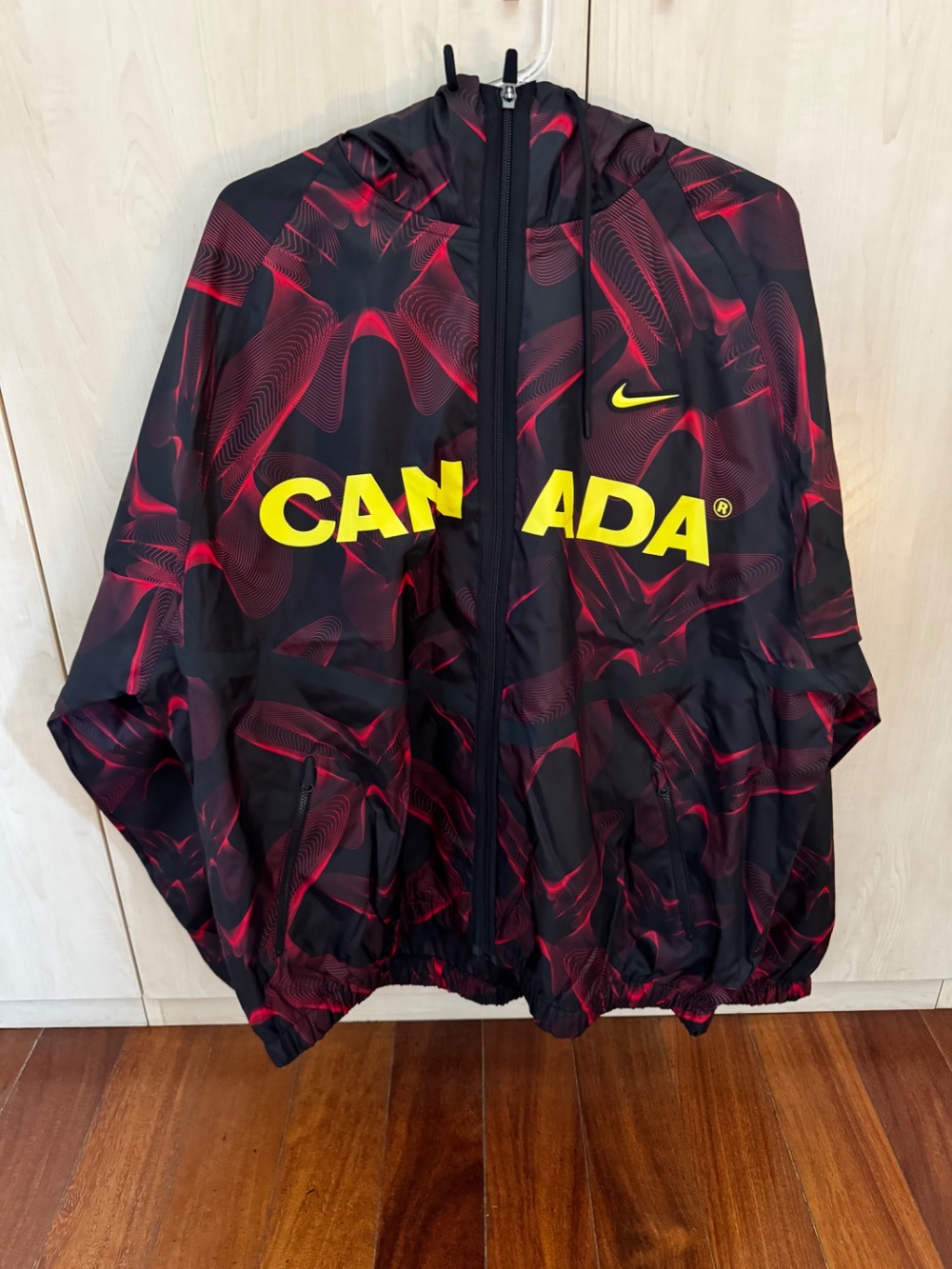 Canada x NOCTA x Nike Jaqueta Dri-FIT Anthem Black Red — XG, Novo