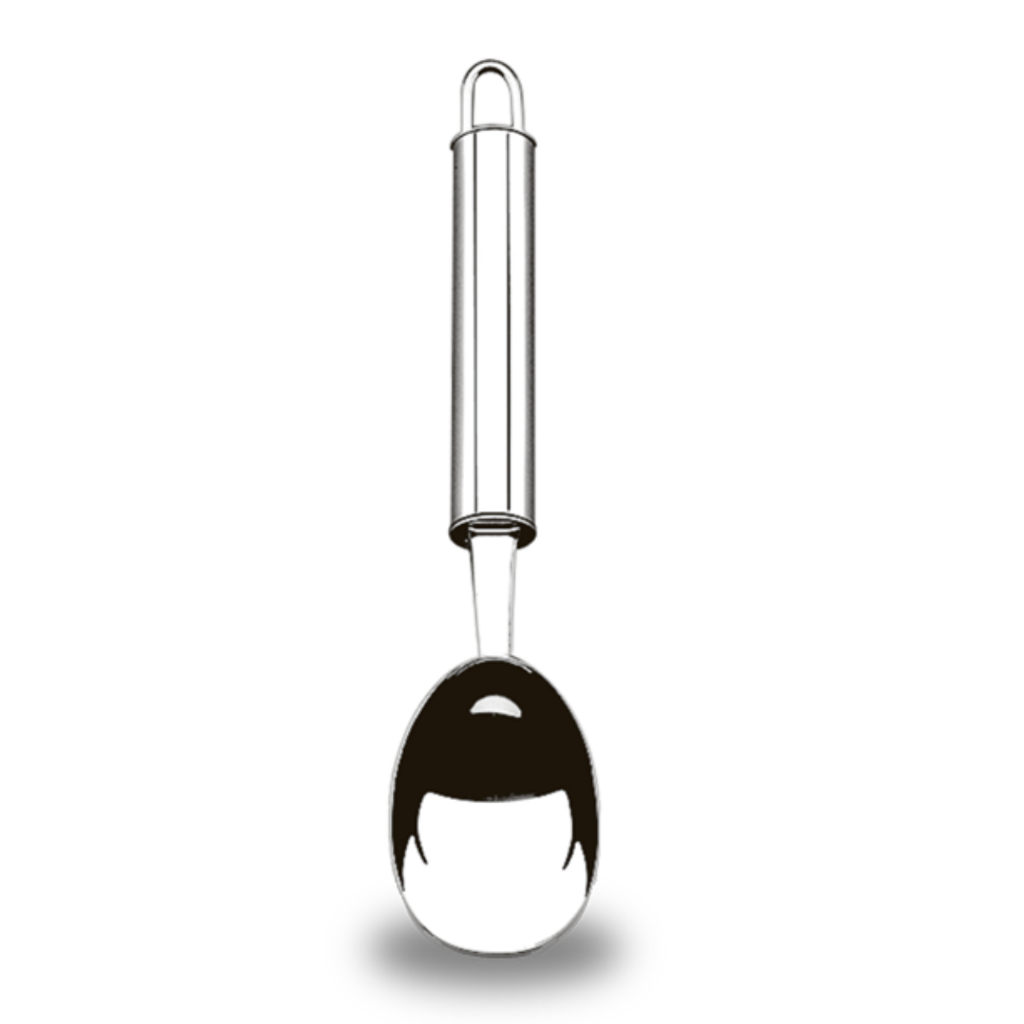 Colher Para Sorvete Brinox - Top Pratic 21,5 cm Aço Inox